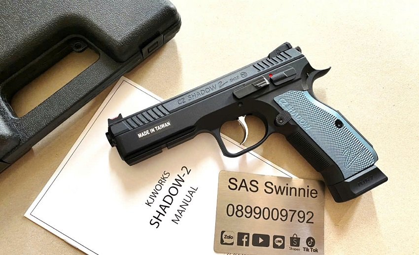sung airsoft gas ban dan bi kjw kjworks shadow 2 gbb black mau den gia re tphcm