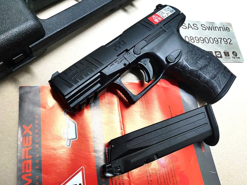 sung airsoft gas bi nhua 6mm umarex vfc ppq m2 gbb black mau den