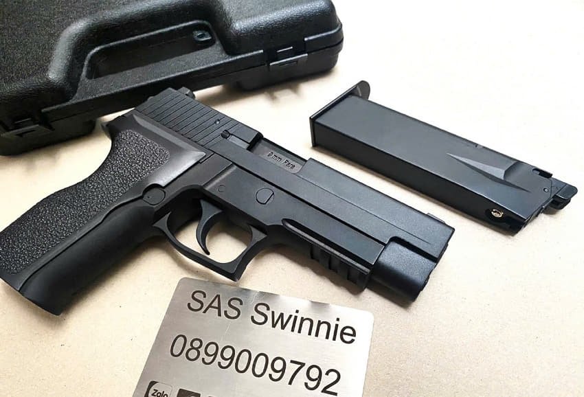 sung airsoft gas dan bi 6mm we p226 gbb black mau den gia re tphcm