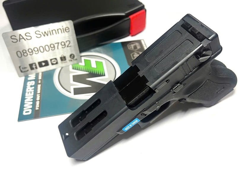 sung gas bb 6mm we glock 18c g18c double slide black