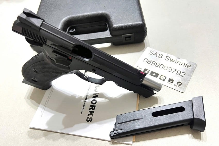 sung airsoft ban dan bi kjw kjworks shadow sp 01 gbb co2 gas black mau den gia re ha noi