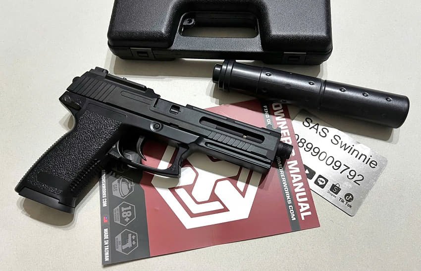 sung airsoft gas ascend mk23 ninja nonblowback silencer up fps 2025 black mau den gia re