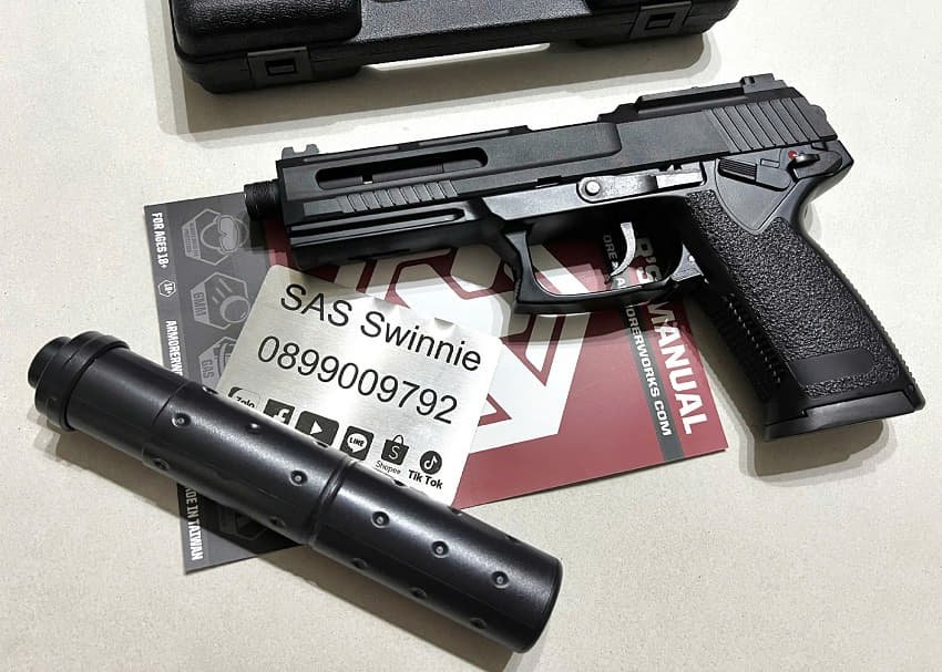 sung airsoft gas ascend mk23 ninja nonblowback silencer up fps 2025
