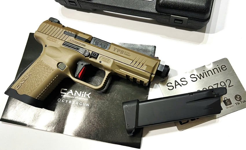 sung airsoft gas ban dan bi cybergun canik tp9 tan black mau tan den gia re