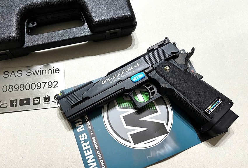 sung airsoft gas ban dan bi we hicapa osp 5 1 type a gbb black mau den