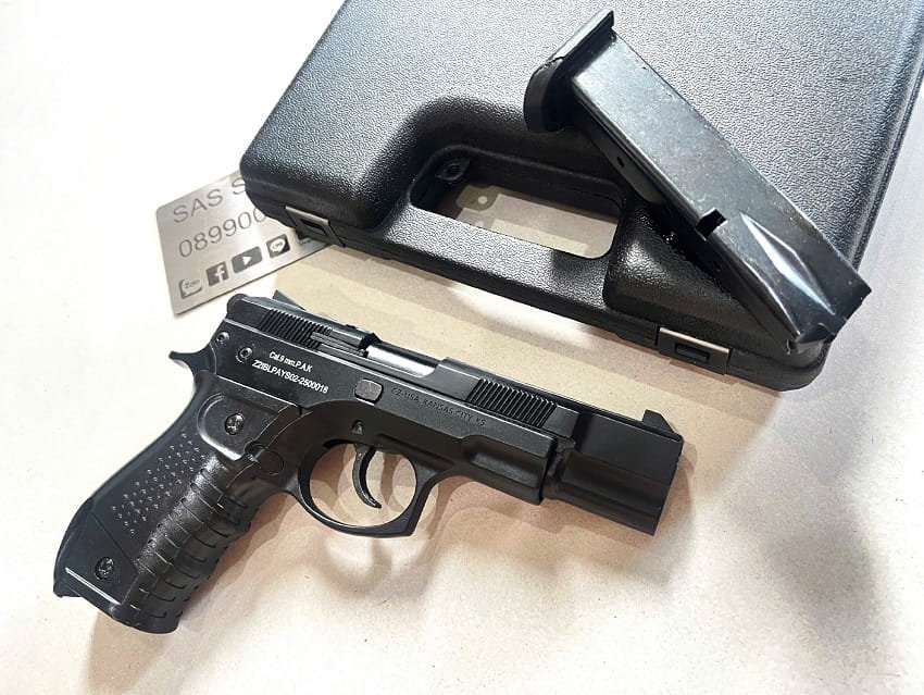 sung ban dan cao su 9mm blow c75 cz 75 9mm black mau den gia re ha noi