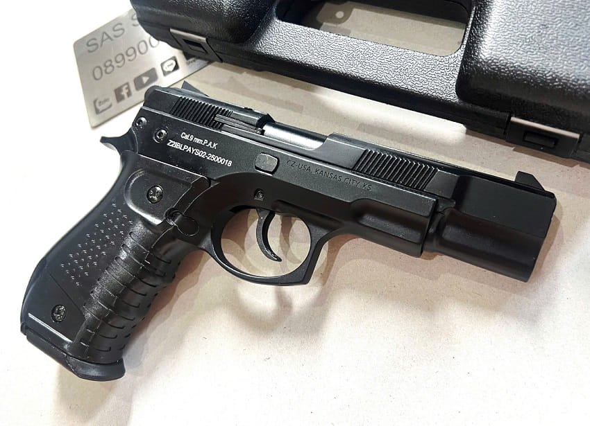 sung ban dan cao su 9mm blow c75 cz 75 9mm black mau den gia re vietnam