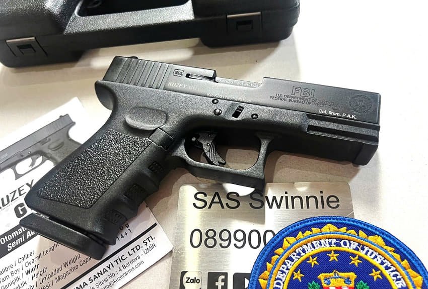 sung ban dan cao su kuzey glock 19 g19 fbi 9mm black