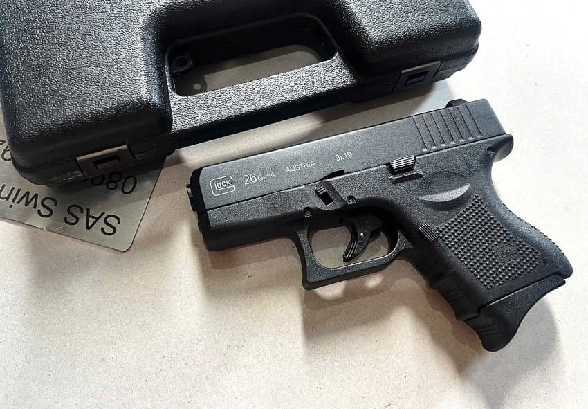 sung ban dan cao su retay glock 26 g26 gen 4 black 9mm