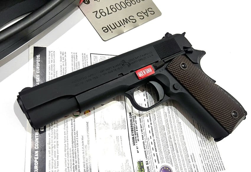 sung gas airsoft cybergun colt m1911 gbb black mau den gia re tphcm
