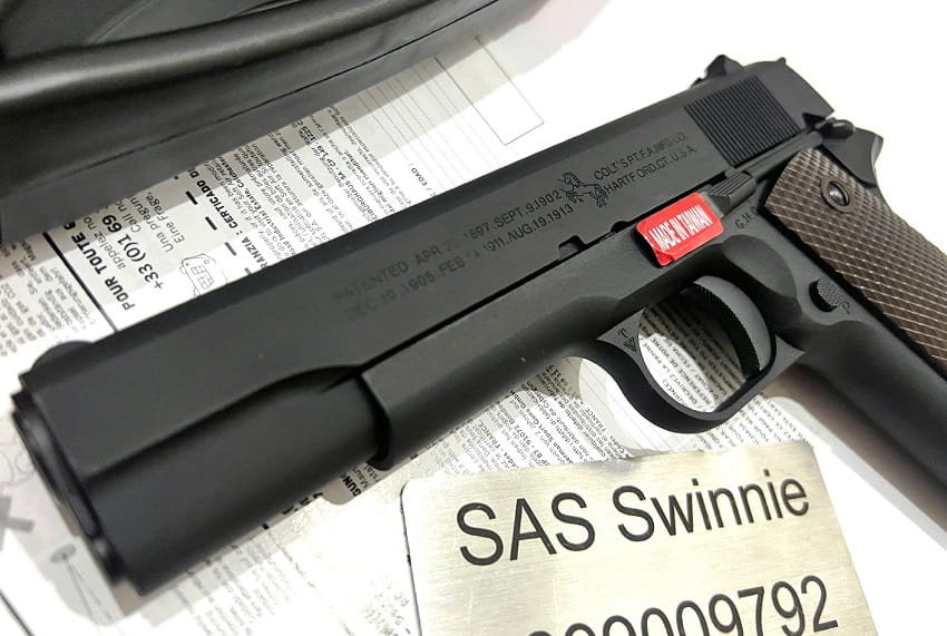 sung gas airsoft cybergun colt m1911 gbb black mau den gia re viet nam