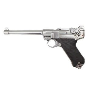 WE LUGER P08 6INCH GBB SILVER CHROME BẠC SÁNG