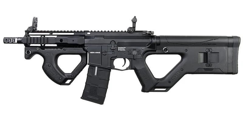 ICS CQR M4 EBB RIFLE LICENSED BY ASG HERA ARMS BLACK mau den gia re