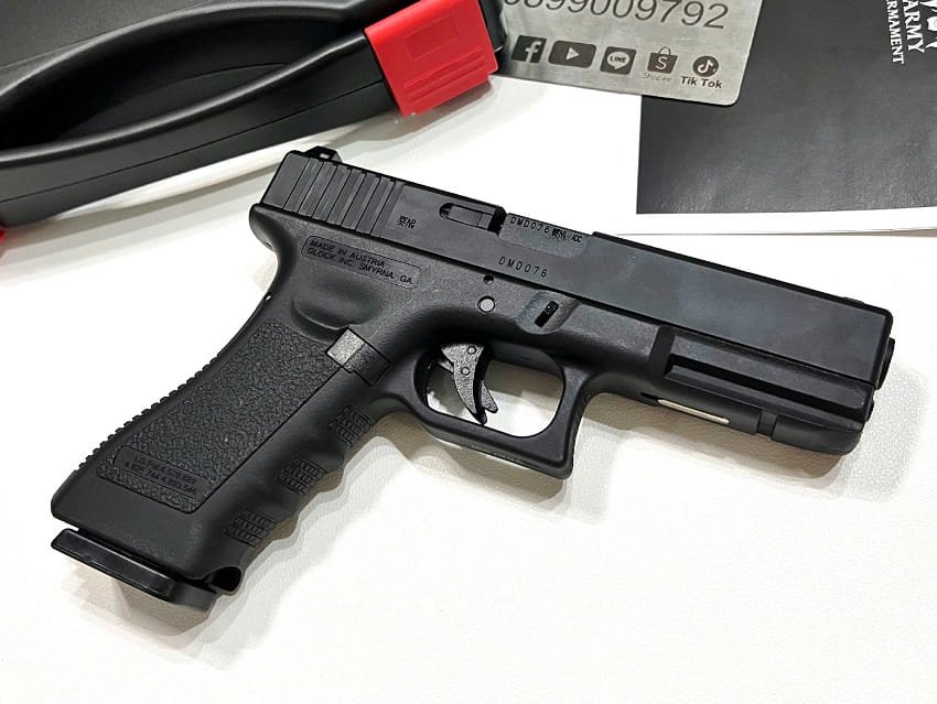 sung gas airsoft army armament glock17 g17 r17 gbb mau den gia re tphcm