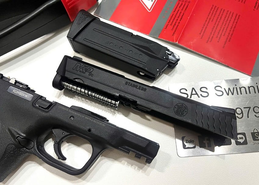 umarex vfc smith and wesson mp9c gbb black mau den gia re vietnam