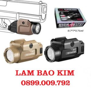 ĐÈN PIN SIÊU SÁNG DÀNH CHO SÚNG AIRSOFT 800 LUMENS
